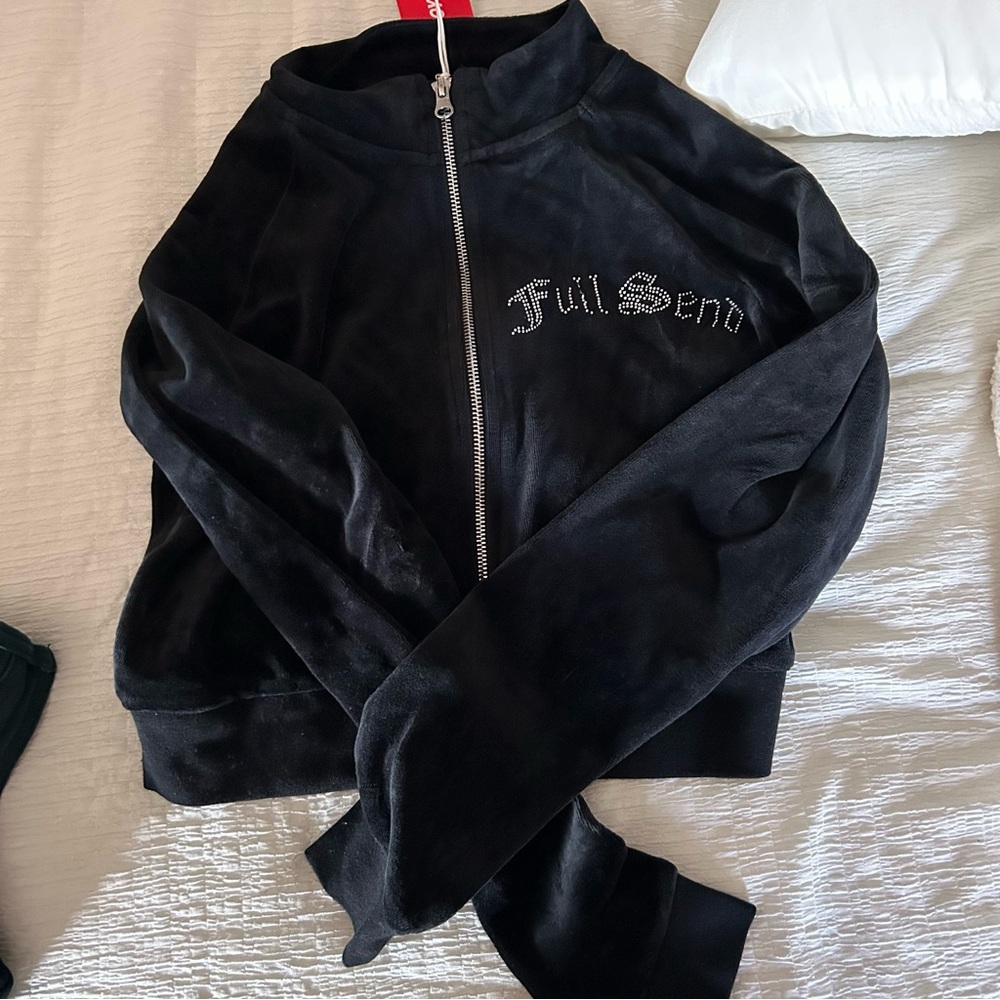 Full Send by Nelk Cropped Zip Up BNWT